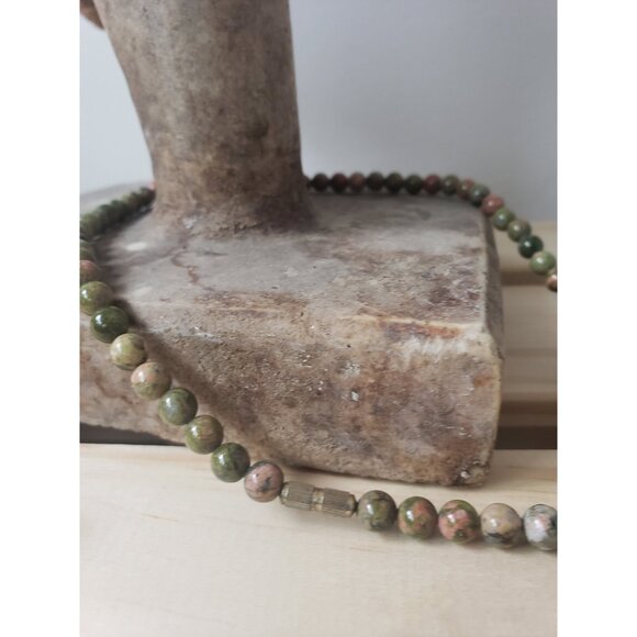 Polished Jasper Vintage Necklace Gemstone Necklace Wearing gemstones - Picture 7 of 10